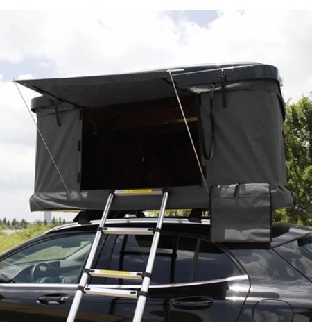 Střešní autostan Aroso Eifel pro 2 osoby - s ABS skořepinou / černý / šedá plachta | Filson Store
