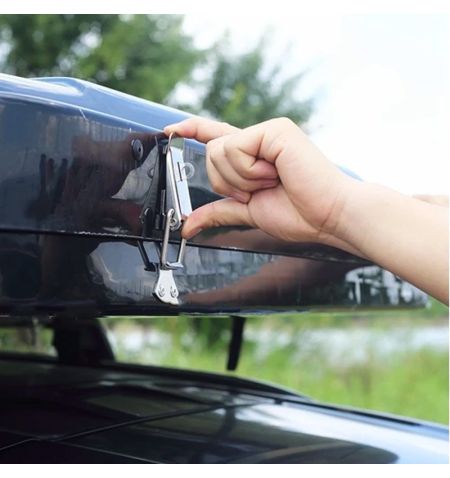 Střešní autostan Aroso Eifel pro 2 osoby - s ABS skořepinou / černý / šedá plachta | Filson Store