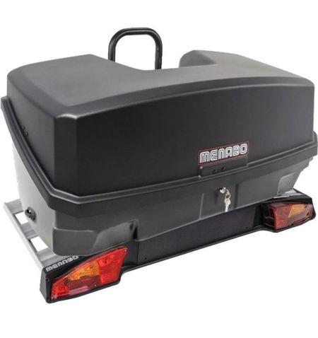 Nosič na tažné zařízení na 3 kola / elektrokola s boxem 300l na zavazadla Menabo Alcor 3 / Mizar | Filson Store
