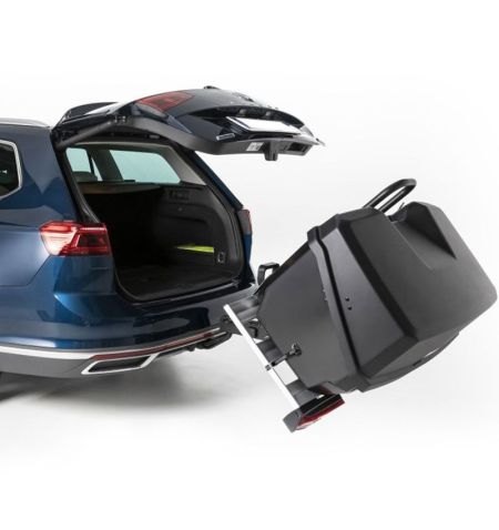 Nosič na tažné zařízení na 3 kola / elektrokola s boxem 300l na zavazadla Menabo Alcor 3 / Mizar | Filson Store