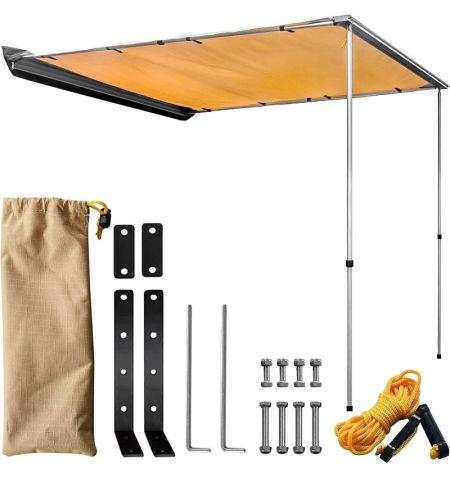 Markýza výsuvná na karavan / obytné auto / dodávku / osobní auto 200x300cm - písková | Filson Store