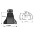 Střešní nosič / příčníky Menabo Omega - Seat Mii (Typ KE/KF) (2011-2021) 3-dv - rovná střecha / aluminium / zamykací | Filson...