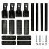 Střešní nosič / příčníky Menabo Omega Plus - Dodge Journey (2008-2011) 5-dv - rovná střecha / aluminium / zamykací / aero | F...