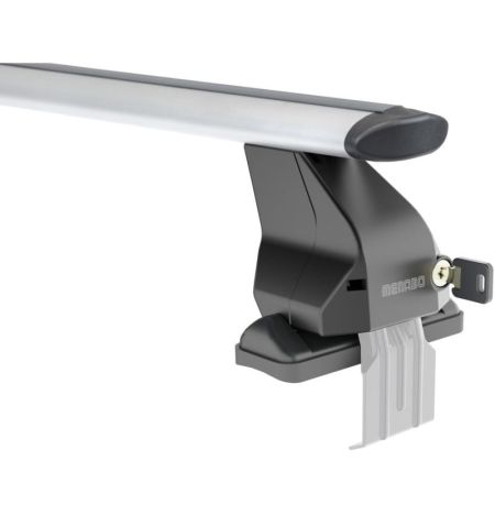 Střešní nosič příčníky Menabo Omega Plus Renault Clio IV X98 Sporter GrandTourer 2012-2020 5-dv rovná střecha alu bez zámků a...
