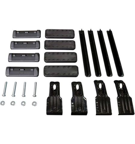 Střešní nosič příčníky Menabo Omega Plus Renault Clio IV X98 Sporter GrandTourer 2012-2020 5-dv rovná střecha alu bez zámků a...