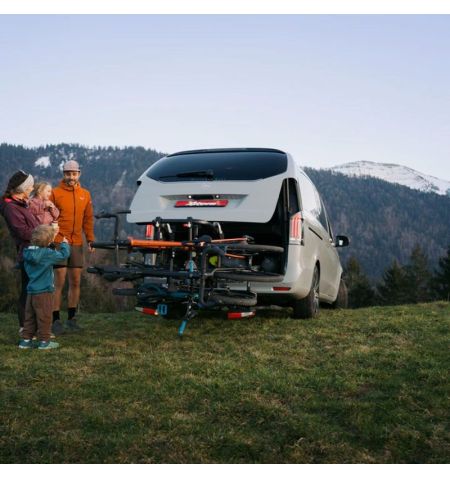 Nosič na tažné zařízení na 3+1 kola / elektrokola Atera Forza L - sklopný skládací / s rozšířením o 1 kolo | Filson Store Nosič na tažné zařízení na 3+1 kola / elektrokola Atera Forza L - sklopný skládací / s rozšířením o 1 kolo | Filson Store