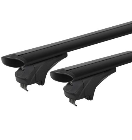 Příčníky na integrované podélníky / snížené podélníky/hagusy Menabo Sonic 120cm - aluminium / uzamykatelné / černé | Filson S...