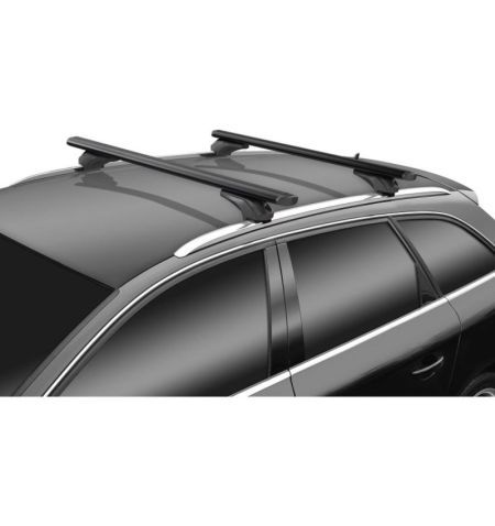 Příčníky na integrované podélníky / snížené podélníky/hagusy Menabo Sonic XL 130cm - aluminium / uzamykatelné / černé | Filso...