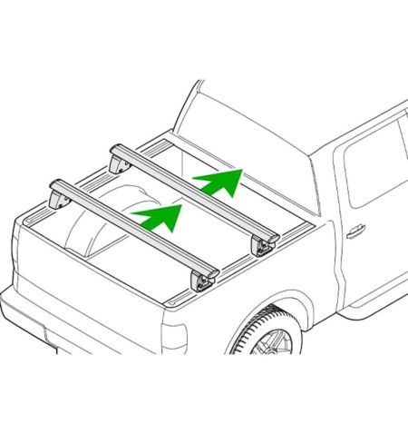 Příčníky pro vozy Pickup na korbu / ložnou plochu Menabo TBR Truck Bed Rack System 170cm - aluminium / uzamykatelné | Filson ...