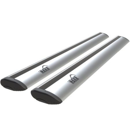 Tyče na střešní nosič Hakr Wing Profile 120cm - aluminium / sada 2ks / aerodynamické / stříbrné