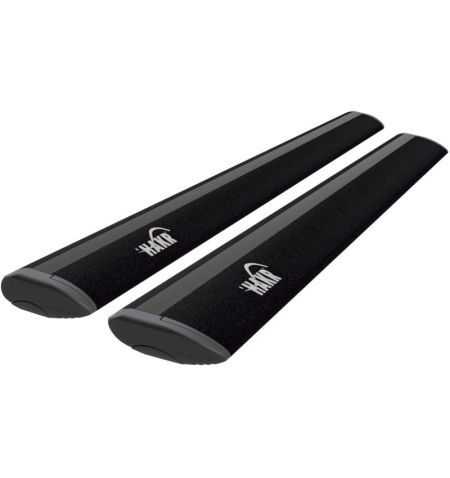 Tyče na střešní nosič Hakr Wing Profile 120cm - aluminium / sada 2ks / aerodynamické / černé