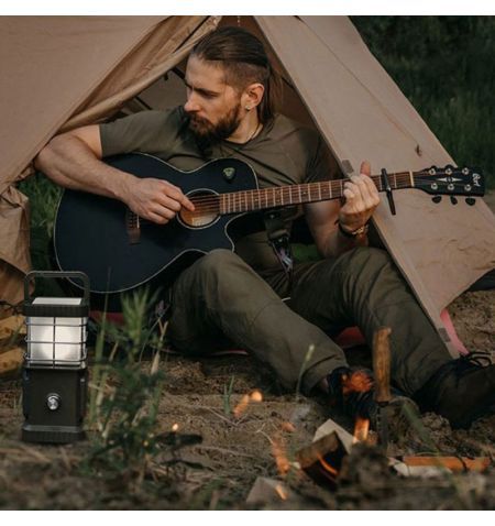 Lampa / svítilna pro kemping - vestavěný Li-Ion akumulátor / 3 odnímatelné svítilny / ochrana proti komárům / USB / Power ban...