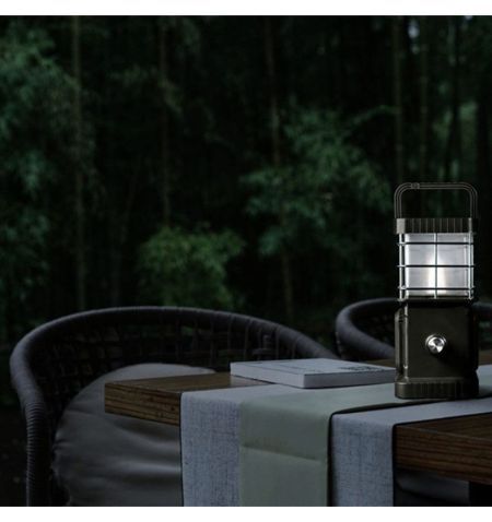Lampa / svítilna pro kemping - vestavěný Li-Ion akumulátor / 3 odnímatelné svítilny / ochrana proti komárům / USB / Power ban...