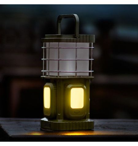 Lampa / svítilna pro kemping - vestavěný Li-Ion akumulátor / 3 odnímatelné svítilny / ochrana proti komárům / USB / Power ban...