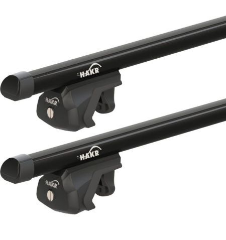 Střešní nosič Hakr Alu - Volkswagen Up Cross (Typ AA) (2011-2023) 5-dv - snížené podélníky s vnější hranou / alu / zámek | Fi...