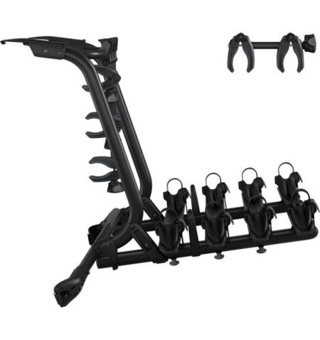 Nosič na 4 jízdní kola na zadní / páté dveře Thule WanderWay - aluminium / pozinkovaná ocel / černý | Filson Store