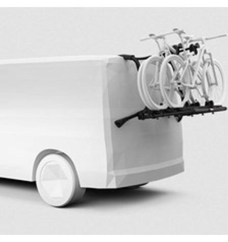Nosič na 4 jízdní kola na zadní / páté dveře Thule WanderWay - aluminium / pozinkovaná ocel / černý | Filson Store