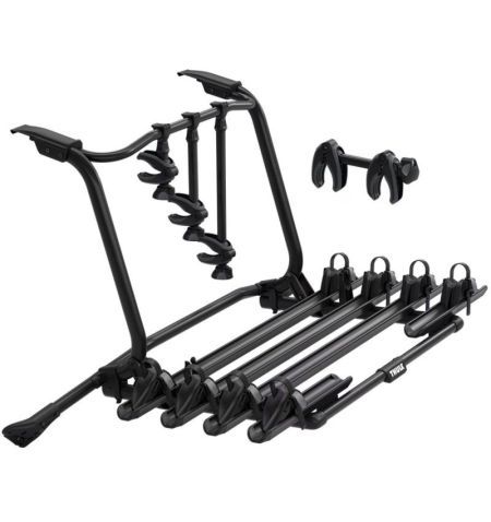 Nosič na 4 jízdní kola na zadní / páté dveře Thule WanderWay - aluminium / pozinkovaná ocel / černý | Filson Store