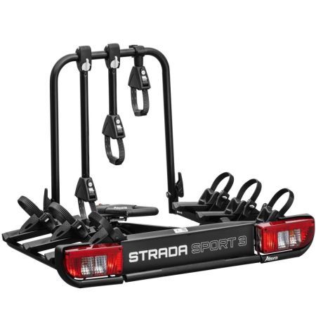 Nosič na tažné zařízení na 3 kola / elektrokola Atera Strada Sport 3 Pro - sklopný / černý