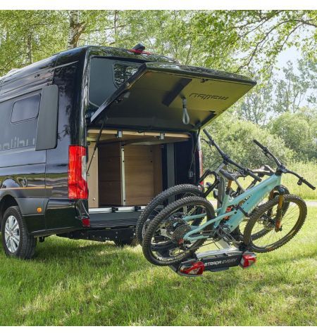 Nosič na tažné zařízení na 2 kola / elektrokola Atera Strada Evo RV - sklopný / pro obytná auta | Filson Store