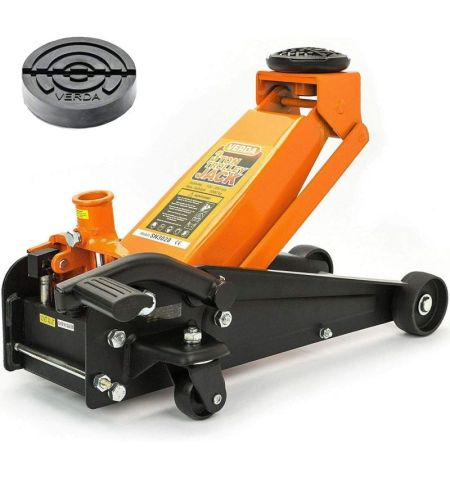 Hever hydraulický - pojízdný 3000kg 130-490mm / 2x gumová podložka / nožní pedál / rukavice | Filson Store Hever hydraulický - pojízdný 3000kg 130-490mm / 2x gumová podložka / nožní pedál / rukavice | Filson Store