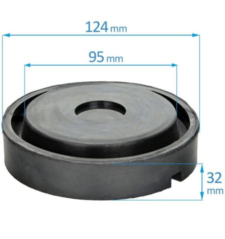 Hever hydraulický - pojízdný 3000kg 130-490mm / rychlozdvihací / 2x gumová podložka / nožní pedál | Filson Store Hever hydraulický - pojízdný 3000kg 130-490mm / rychlozdvihací / 2x gumová podložka / nožní pedál | Filson Store