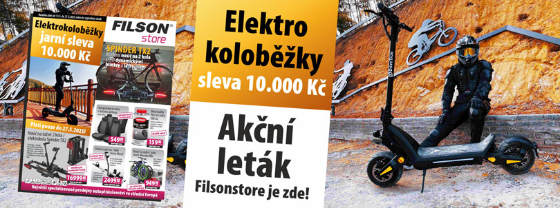 Elektrokoloběžky s jarní slevou 10000 Kč | Filsonstore