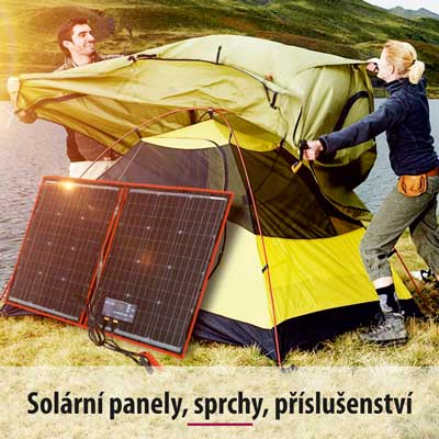 Solární panely sprchy příslušenství