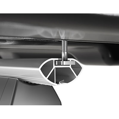 Střešní box Menabo Satellite 600 Black Glossy Duo - objem 600l / oboustranné otevírání / lesklý černý
