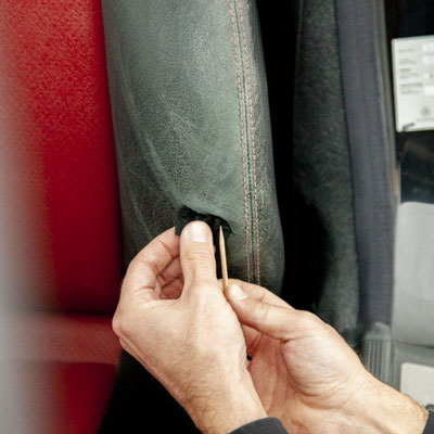 Sada na opravu kůže a vinylu Quixx Leather and Vinyl Repair Kit - Výplň otvoru