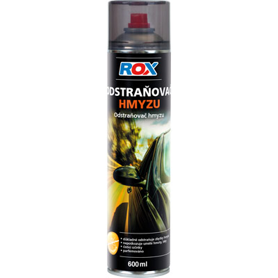 Odstraňovač hmyzu Rox 600ml sprej | Sada autokosmetiky Rox box pro údržbu auta - 10ks sprejů 600ml | Filsonstore