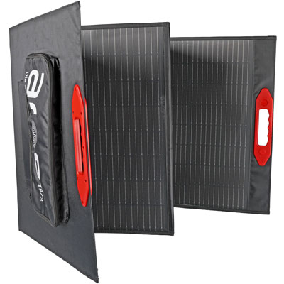Solární panel rozkládací přenosný s MPPT regulátorem 200W 12V/24V 200x60cm - do auta / na kempování