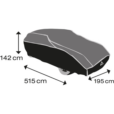 Praktické rozměry | Plachta na auto / autoplachta proti kroupám ochranná Aroso Premium - velikost SUV XL / rozměry 515x195x142cm / tloušťka 5mm | Filsonstore