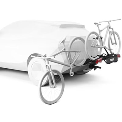Individuální nakládání a vykládání kol | Nosič na tažné zařízení na 2 kola / elektrokola Thule OutPace 2 - sklopný skládací | Filsonstore