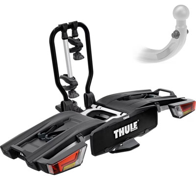 Nosič na tažné zařízení na 2 kola / elektrokola Thule EasyFold XT F 2B - sklopný skládací - Vysoká nosnost