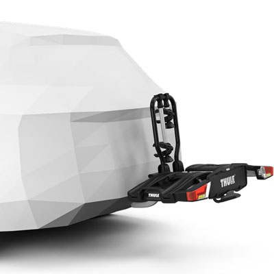 Nosič na tažné zařízení na 2 kola / elektrokola Thule EasyFold XT F 2B - sklopný skládací - Snadná montáž