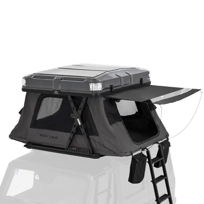 Automatické rozložení a složení stanu | Střešní autostan Wild Land Sky Rover pro 2-3 osoby - elektrické zvedání / tmavě šedý | Filsonstore Automatické rozložení a složení stanu | Střešní autostan Wild Land Sky Rover pro 2-3 osoby - elektrické zvedání / tmavě šedý | Filsonstore