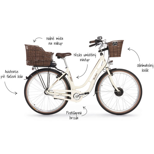 Městské elektrokolo Fischer ER 1804 - motor Bafang 32Nm v předním kole baterie 36V 317Wh Městské elektrokolo Fischer ER 1804 - motor Bafang 32Nm v předním kole baterie 36V 317Wh