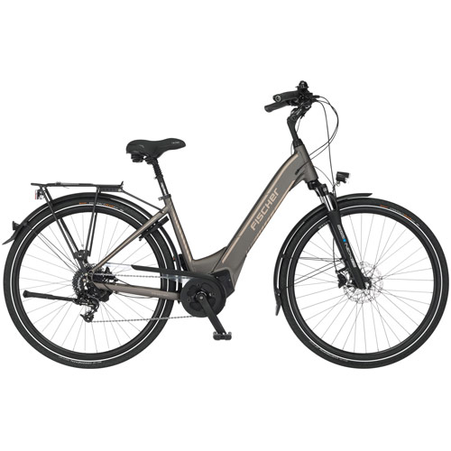 Městské elektrokolo Fischer Cita 6-0i - středový motor Brose 50Nm baterie 36V 504Wh odpružená vidlice