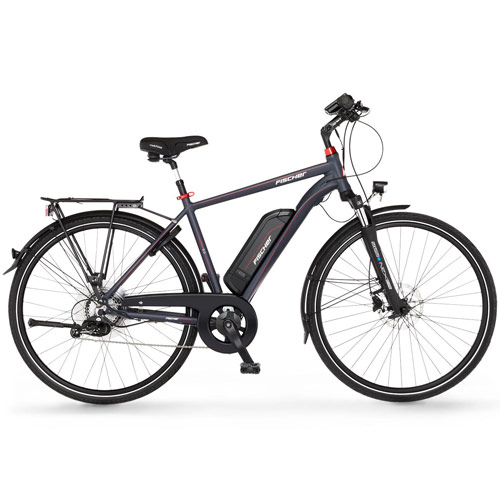 Trekingové elektrokolo Fischer Viator 2-0 Herren - motor Bafang 45Nm v zadním kole baterie 48V 422Wh odpružená vidlice Trekingové elektrokolo Fischer Viator 2-0 Herren - motor Bafang 45Nm v zadním kole baterie 48V 422Wh odpružená vidlice
