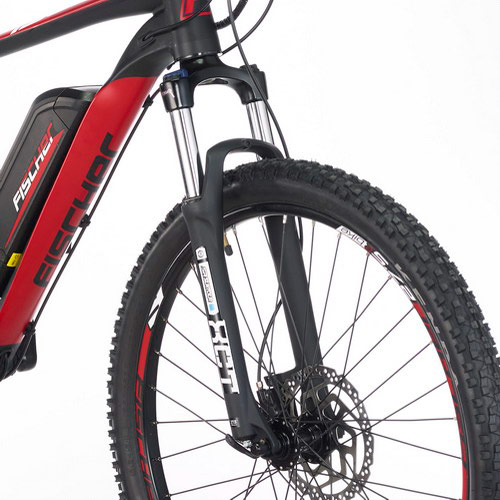 Horské elektrokolo MTB Fischer EM 1726 - motor Bafang 45Nm v zadním kole baterie 48V 422Wh odpružená vidlice