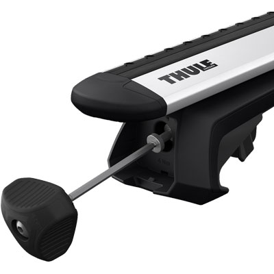 Důkladné zabezpečení | Střešní nosič Thule WingBar Evo Black | Filsonstore