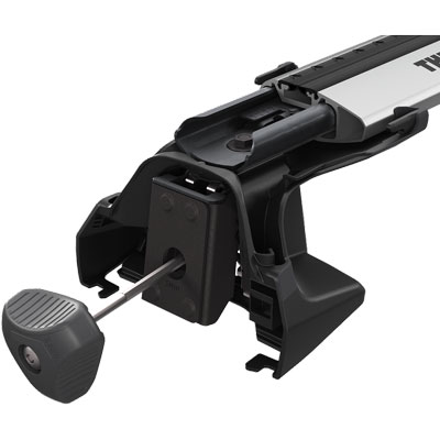 Důkladné zabezpečení | Střešní nosič Thule WingBar Edge Silver | Filsonstore