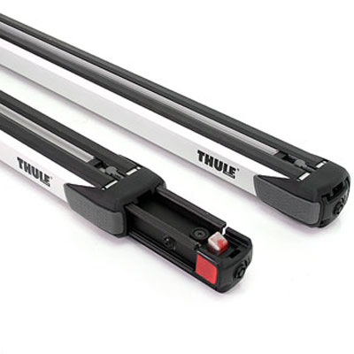 Důkladné zabezpečení | Střešní nosič Thule SlideBar Evo Silver | Filsonstore