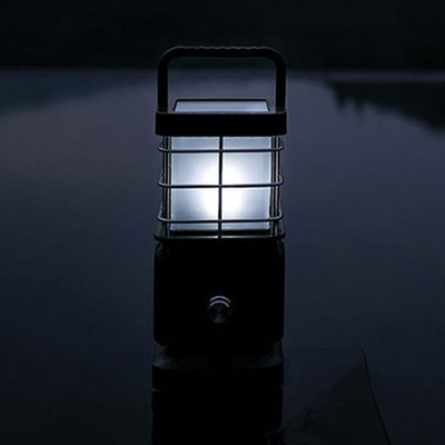 Vestavěný dobíjecí Li-Ion akumulátor | Lampa svítilna pro kemping - vestavěný Li-Ion akumulátor / 3 odnímatelné svítilny / ochrana proti komárům / USB / Power banka | Filsonstore